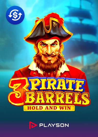 3 Pirate Barrels Hold and Win